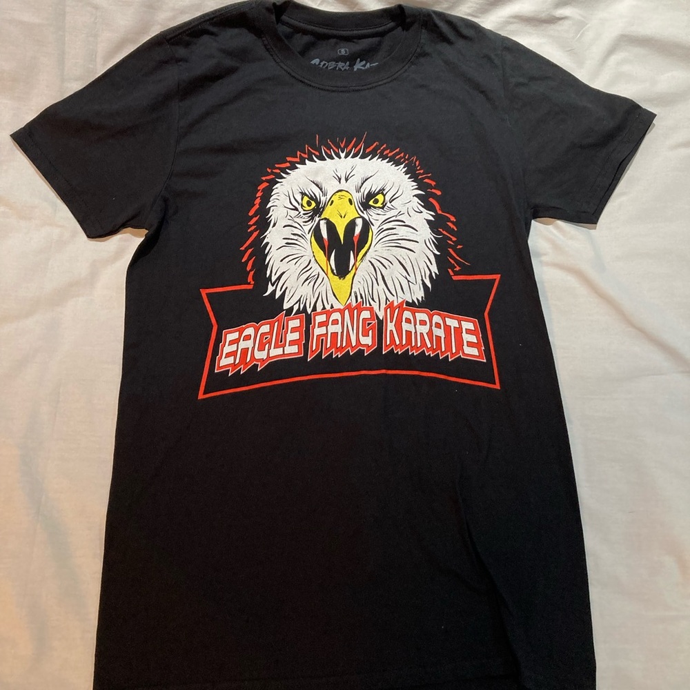 Karate Kid, Cobra Kai Eagle Fang Karate T-shirt! Size small, NWOT!